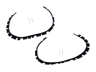 Bumperrand voor PORSCHE 993 Voorbumperrubber L+R