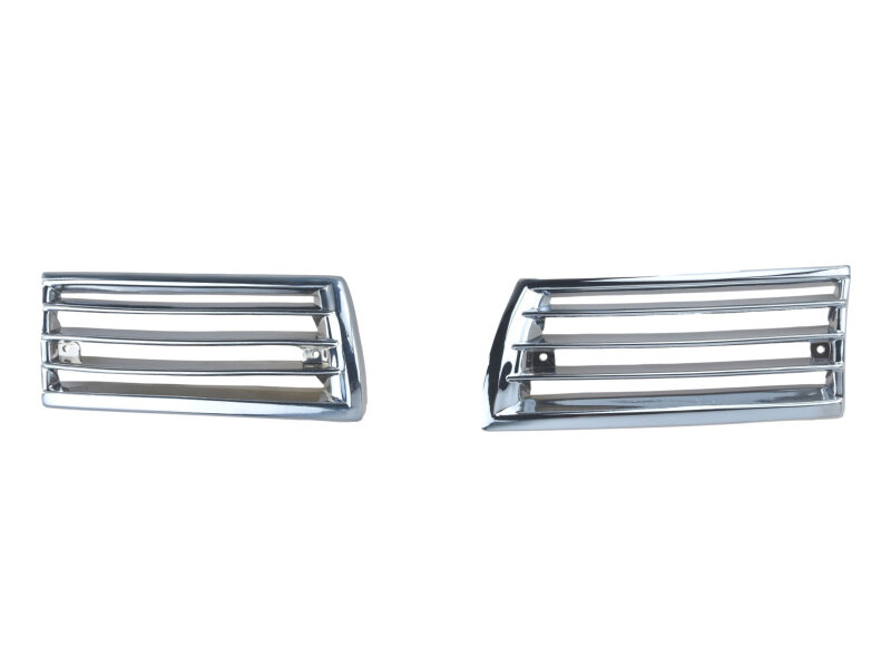 ポルシェ 911 F SWB 912 68 年までのホーングリル プラスチック製 クローム L+R