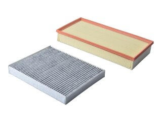 ポルシェ カイエン 9PA 955 957 キャビン エア フィルター + エア フィルター用点検キット