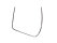 Embellecedor de parabrisas para PORSCHE 911 F/G SC 912 930 hasta -79 DERECHO