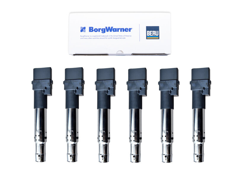 6x bobine voor PORSCHE Cayenne 955 957 V6 3.2/3.6 9PA BERU