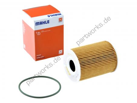 10-OEM Mahle Engine Oil Filter for Porsche 911 997 Cayenne V8 Panamera Macan
