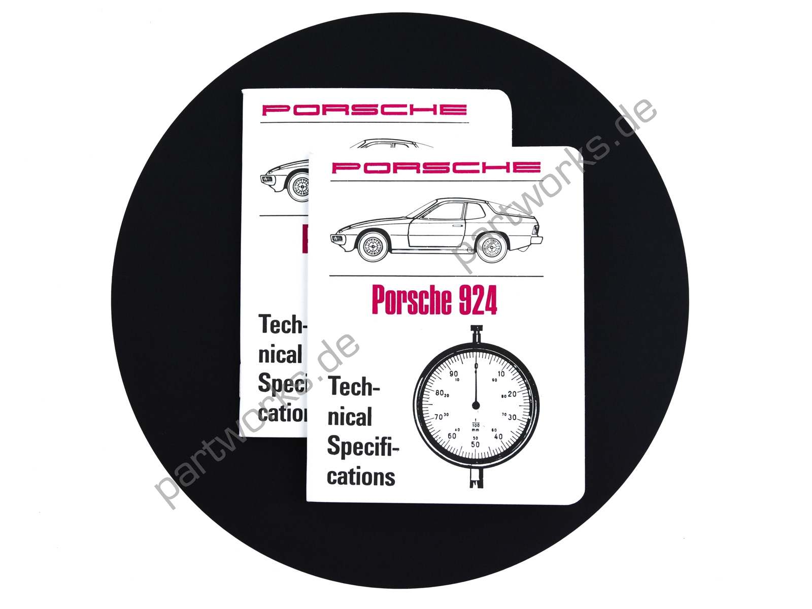 Heft für Porsche 924 2.0 '76-'77 Technical Specifications EN 