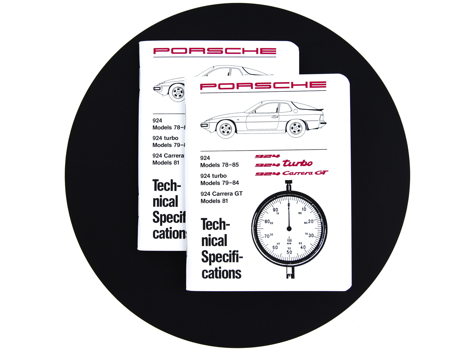 Heft für Porsche 924 2.0 / turbo '78-'85 Technical Specifications EN 